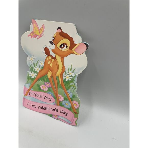 Vintage Baby's First Valentine Bambi Gibson Greetings Card - Picture 3 of 4